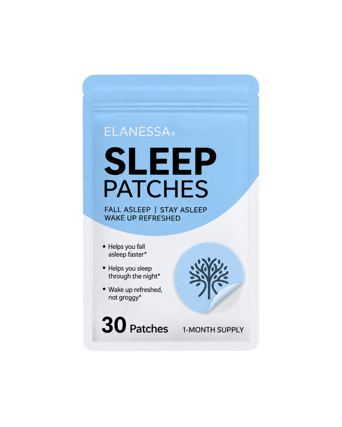 A pack of Elanessa Sleep Patches.